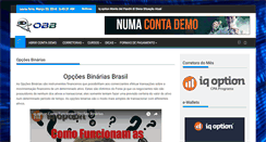 Desktop Screenshot of binaryoptionsnewbies.com